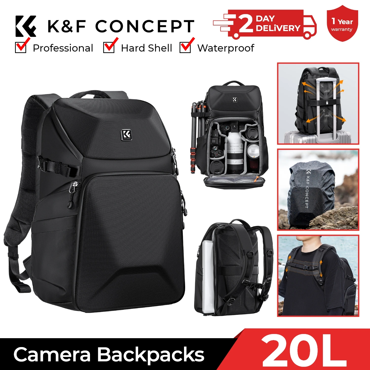 Drone Carrying Bag - Mochila para Cámara K&F CONCEPT de