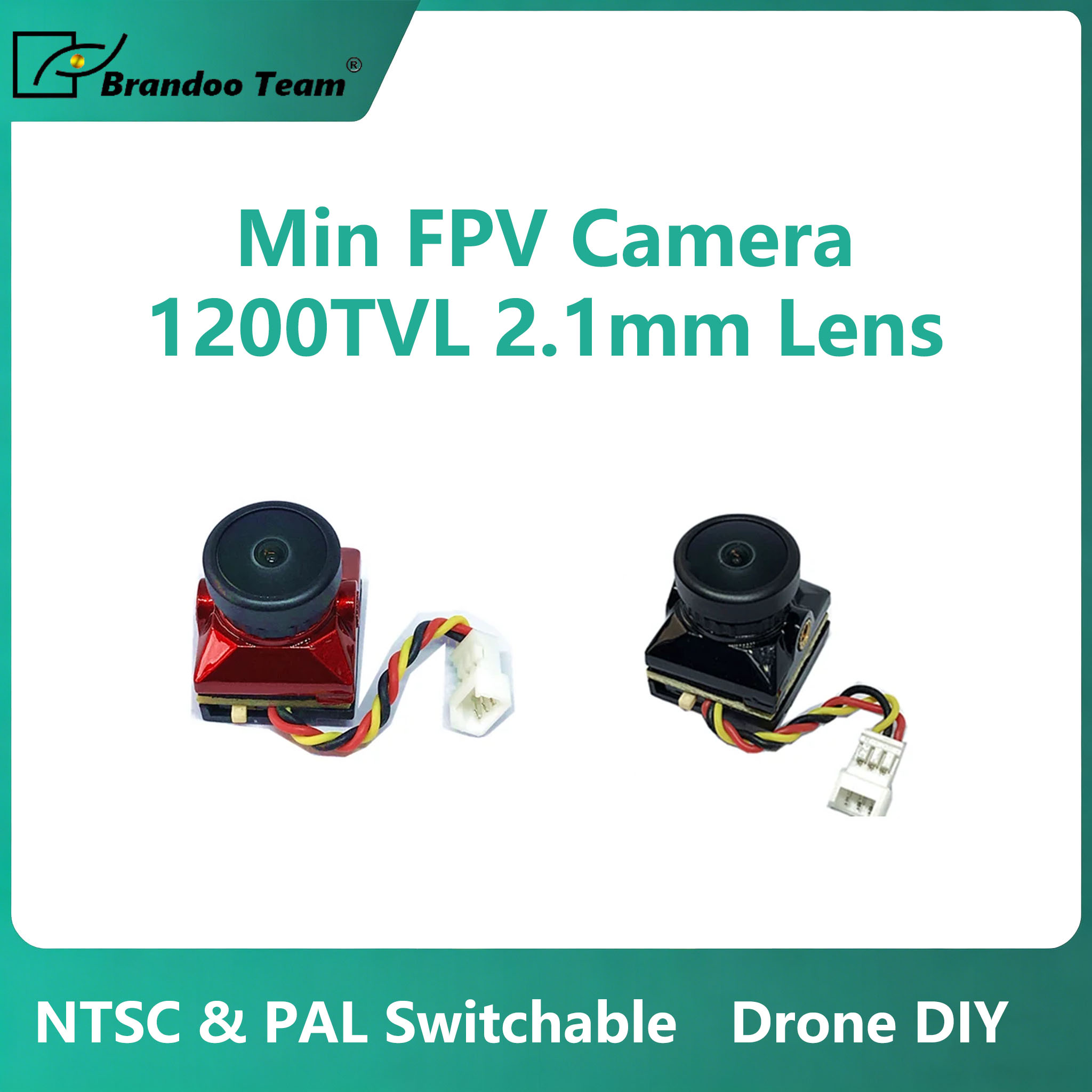 Drone Rc Team - Mini Cámara FPV con Sensor CMOS