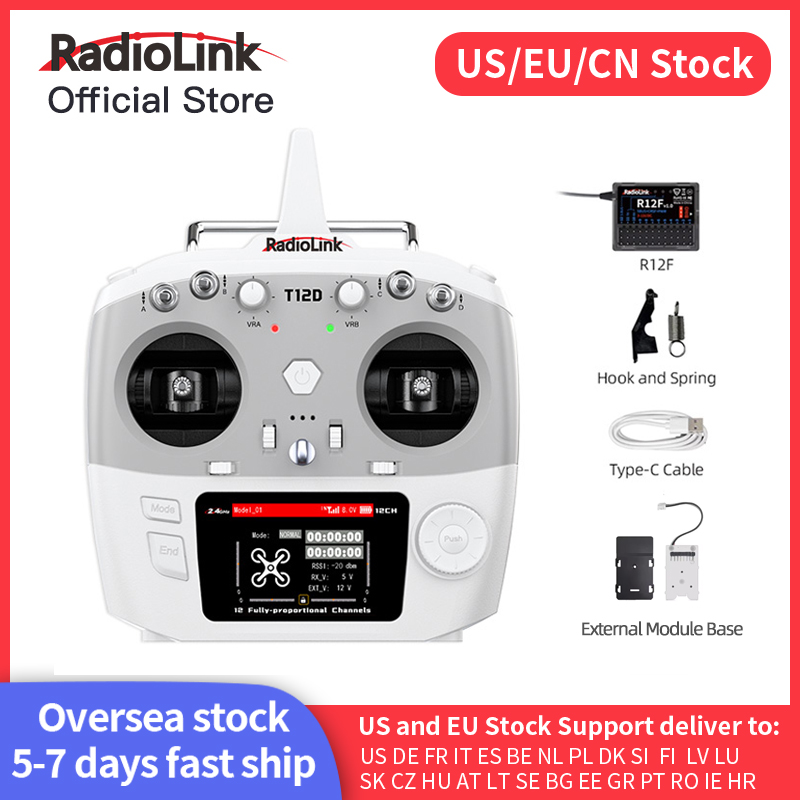 Drone Rc Boat - Radiolink T12D ELRS Transmisor de 12