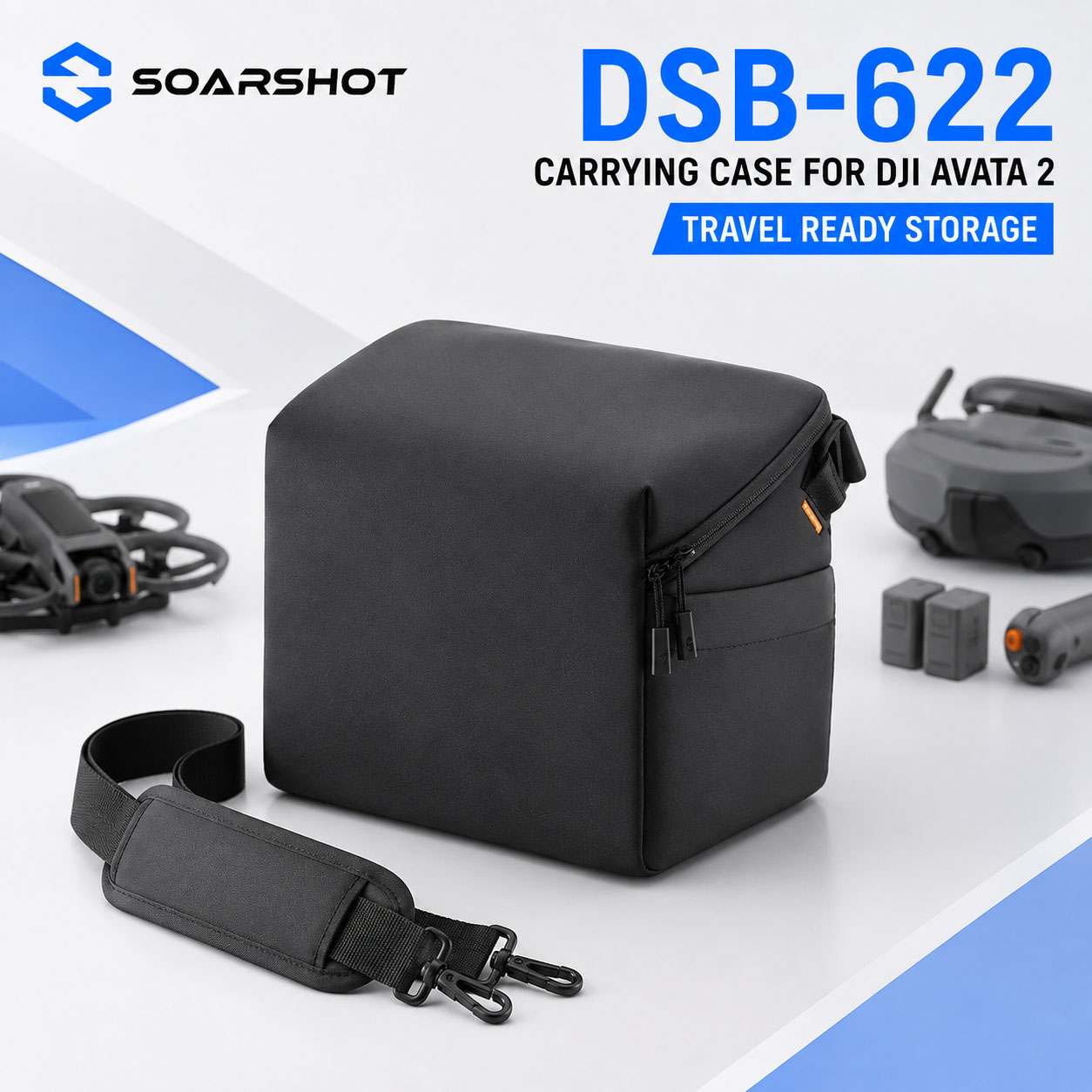 Drone Carrying Bag - Estuche de Transporte SOARSHOT para Gafas