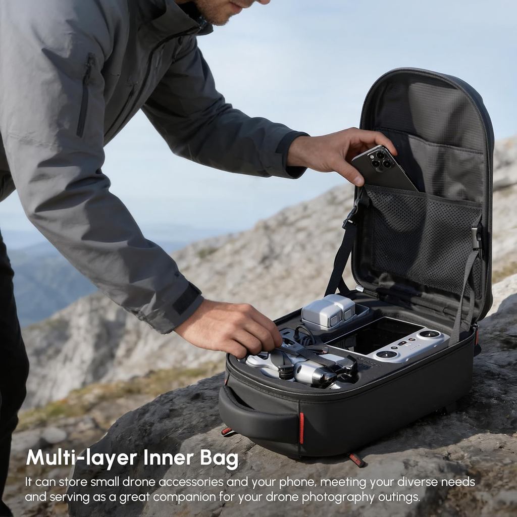Mochila rígida impermeable par - Drone Carrying Bag reseña y precio