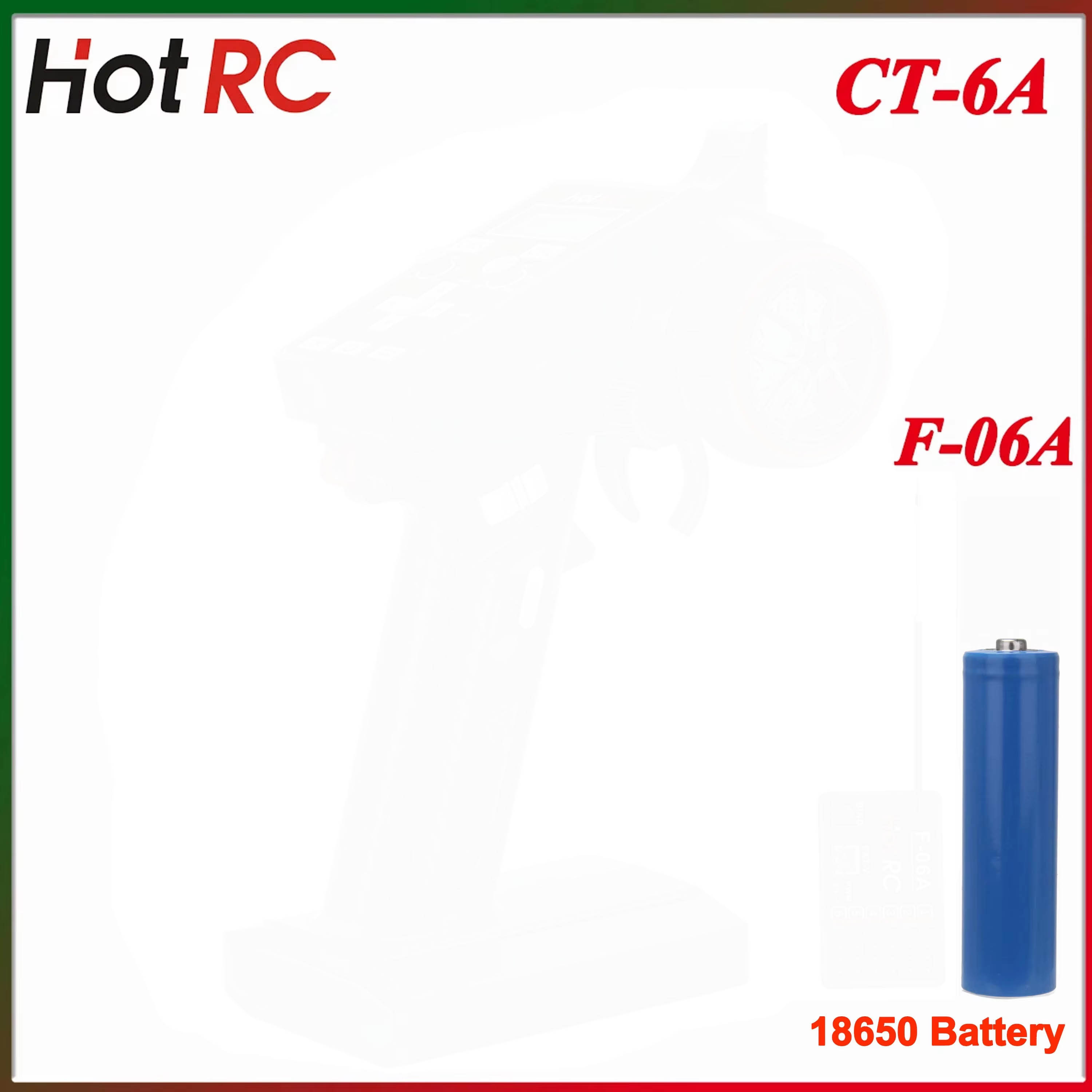 Transmisor de Radio HotRC CT-6 - Drone Rc Boat reseña y precio