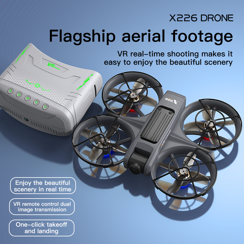 Dron Cuatricóptero RC Plegable - Drone Rc X226 reseña y precio