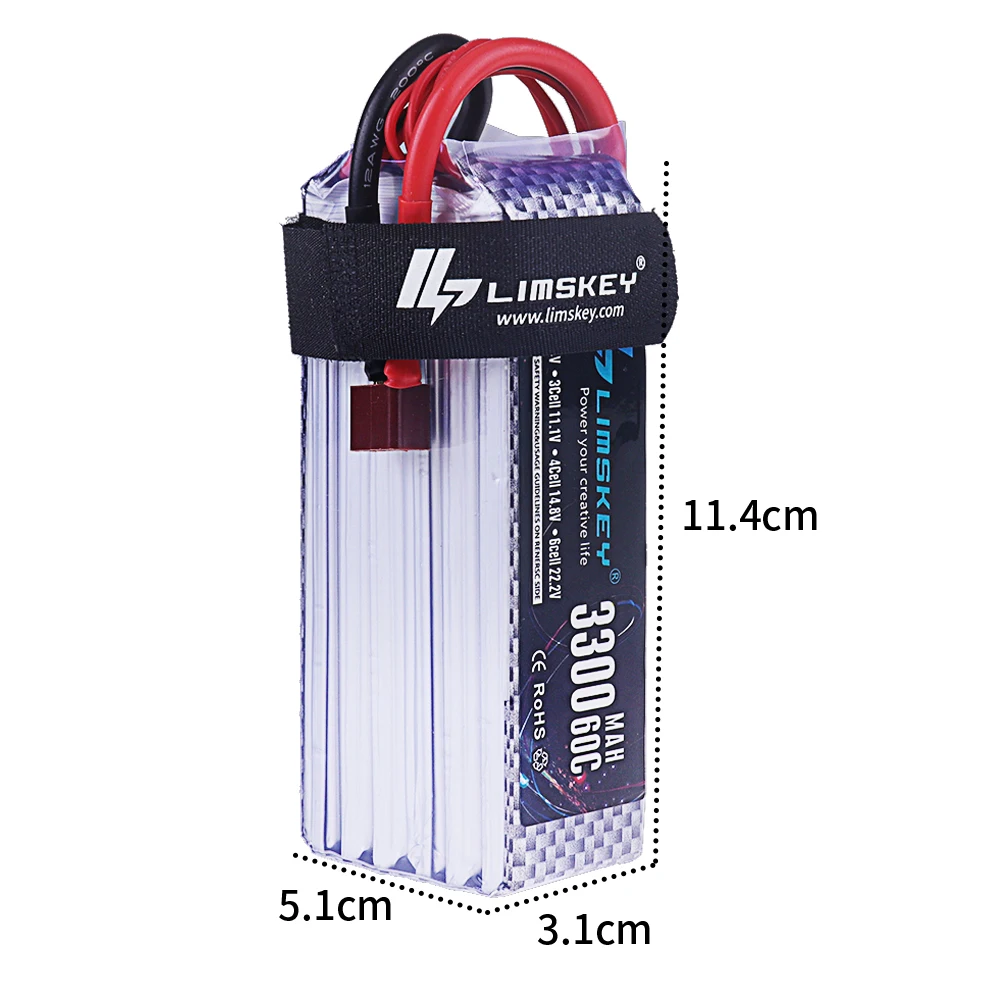 Batería Lipo NUEVA de 3300 mAh - Drone Rc Boat reseña y precio