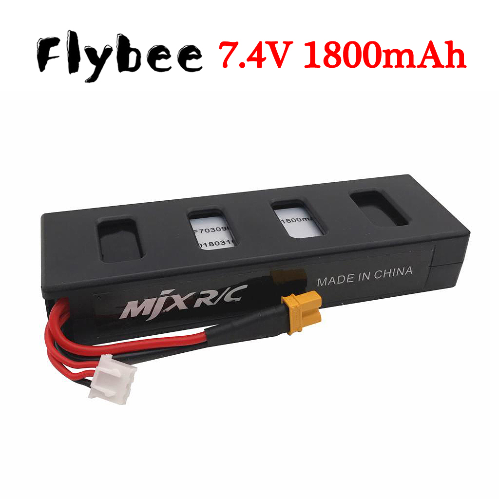 Batería de 7,4 v y 1800mAh par - Drone Mjx Rc reseña y precio