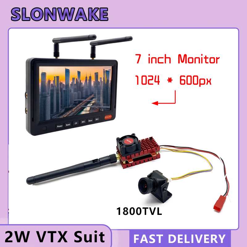 SLONWAKE 5,8G 2W VTX FPV 1800T - Telemetry Module Rc reseña y precio