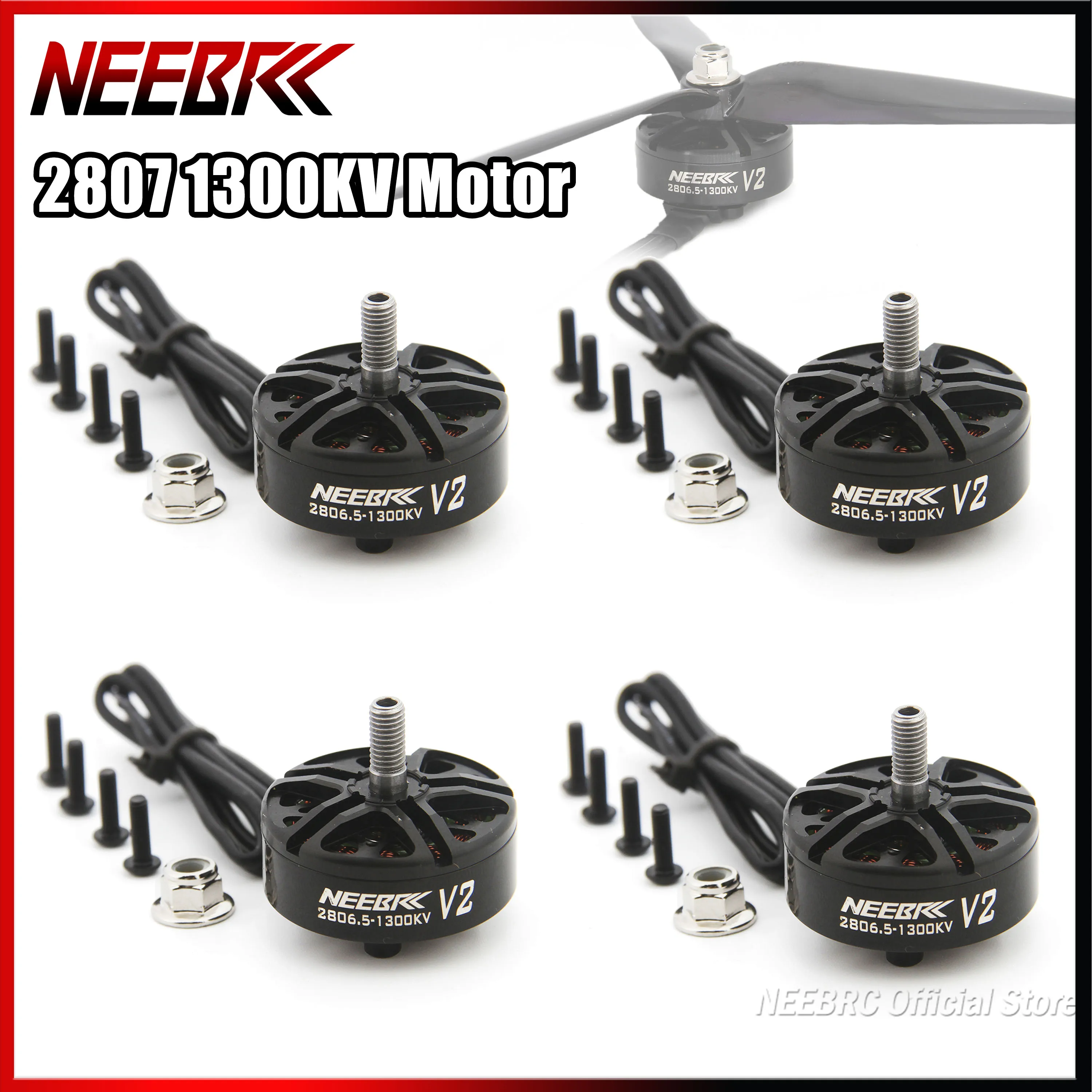 4 Uds NEEBRC 2807 2806,5 1300K - Drone Rc Quadcopter reseña y precio