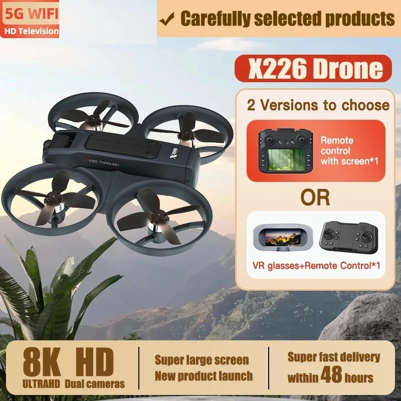 Dron Original X226/VR RC 8K Pr - Drone Rc X226 reseña y precio
