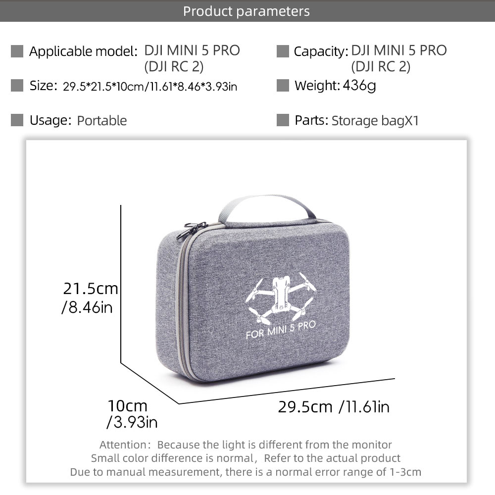 Estuche de transporte de almac - Drone Carrying Bag reseña y precio