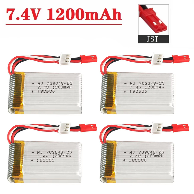 Batería Lipo 2S 7.4V 1200mAh 7 - Drone Lipo Battery reseña y precio