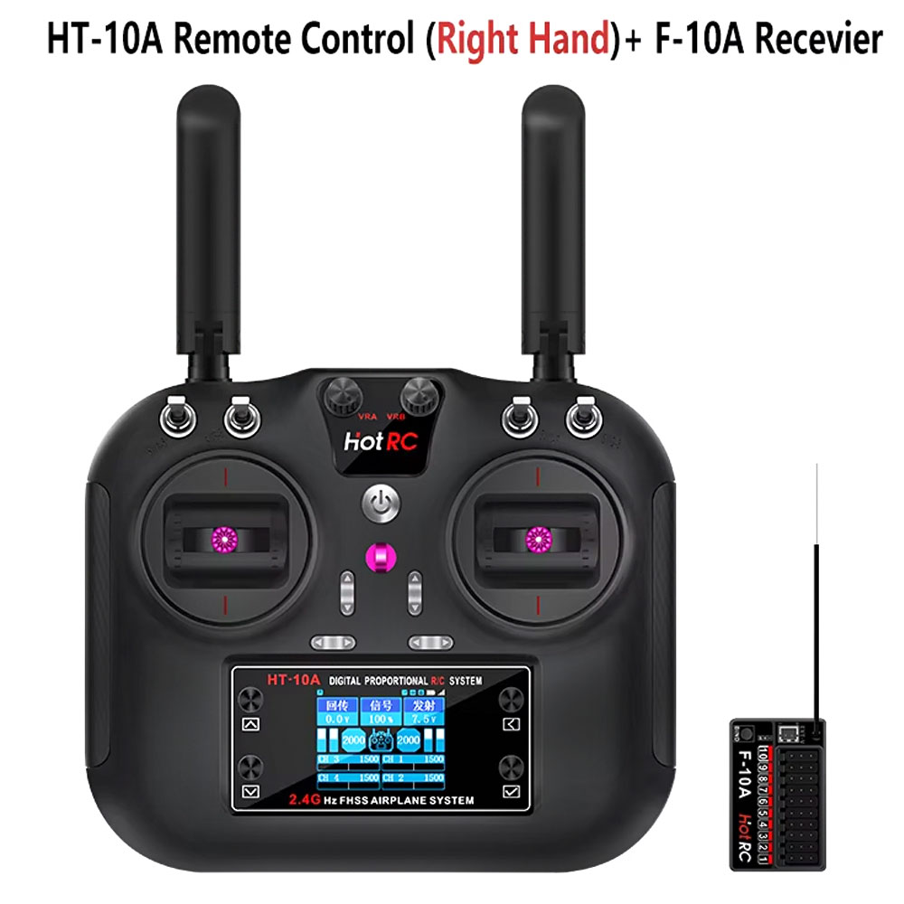 Transmisor Hotrc HT-10A 2.4G 1 - Drone Rc Boat reseña y precio