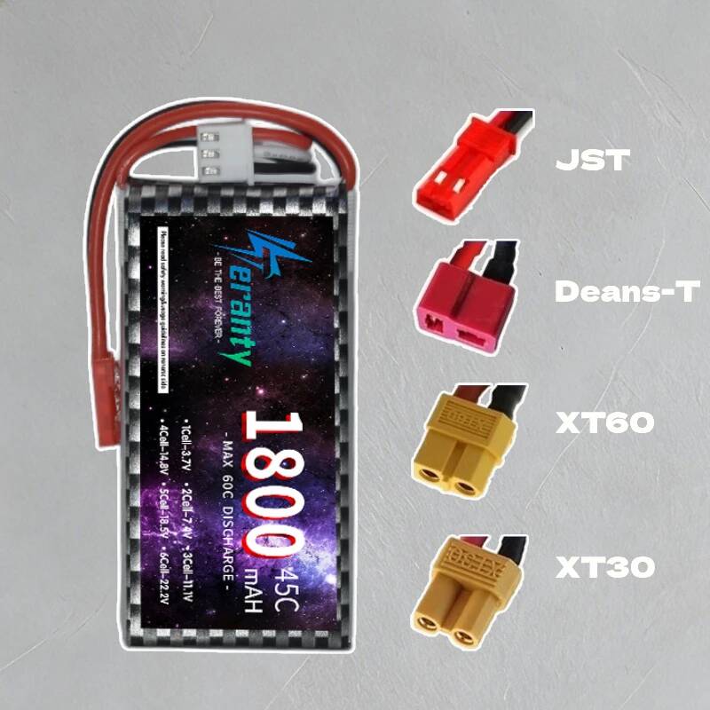 Batería Lipo TERANTY 2S 3S 4S  - Drone Rc Boat reseña y precio