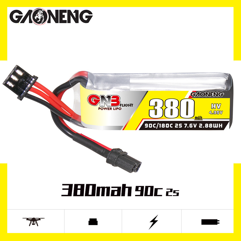 Batería Lipo GNB 2S 7,6 V 380m - Drone Lipo Battery reseña y precio
