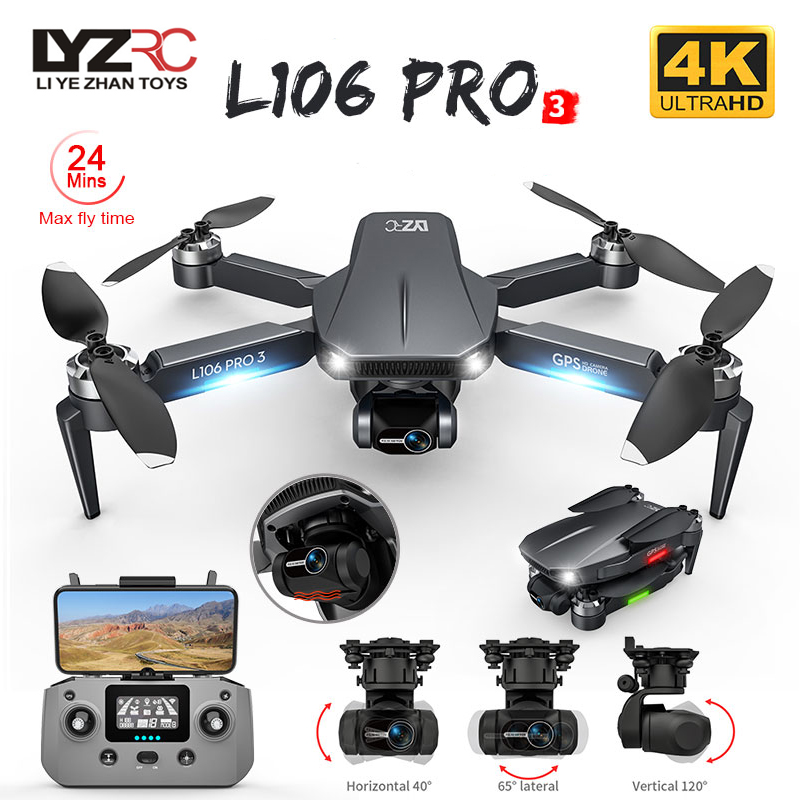 L106 Pro 3 Drone 5G WIFI FPV p - Drone Rc Fpv Pro reseña y precio