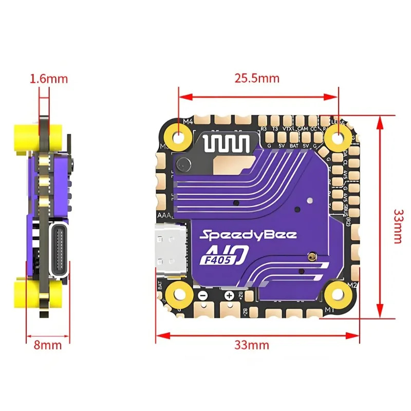 Controlador de Vuelo SpeedyBee - Drone Rc Quadcopter reseña y precio