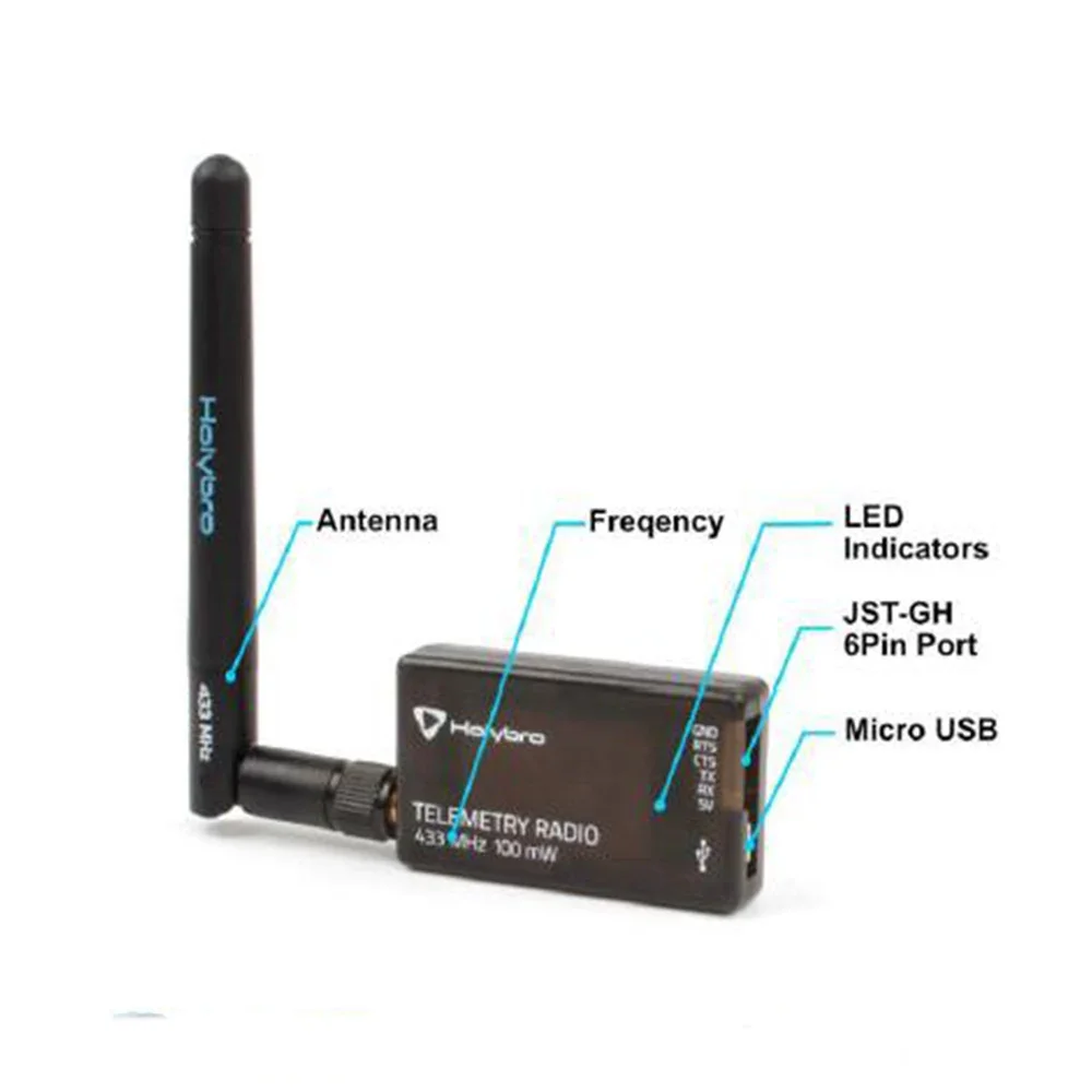 Radio de Telemetría HolyBro Si - Telemetry Module Rc reseña y precio