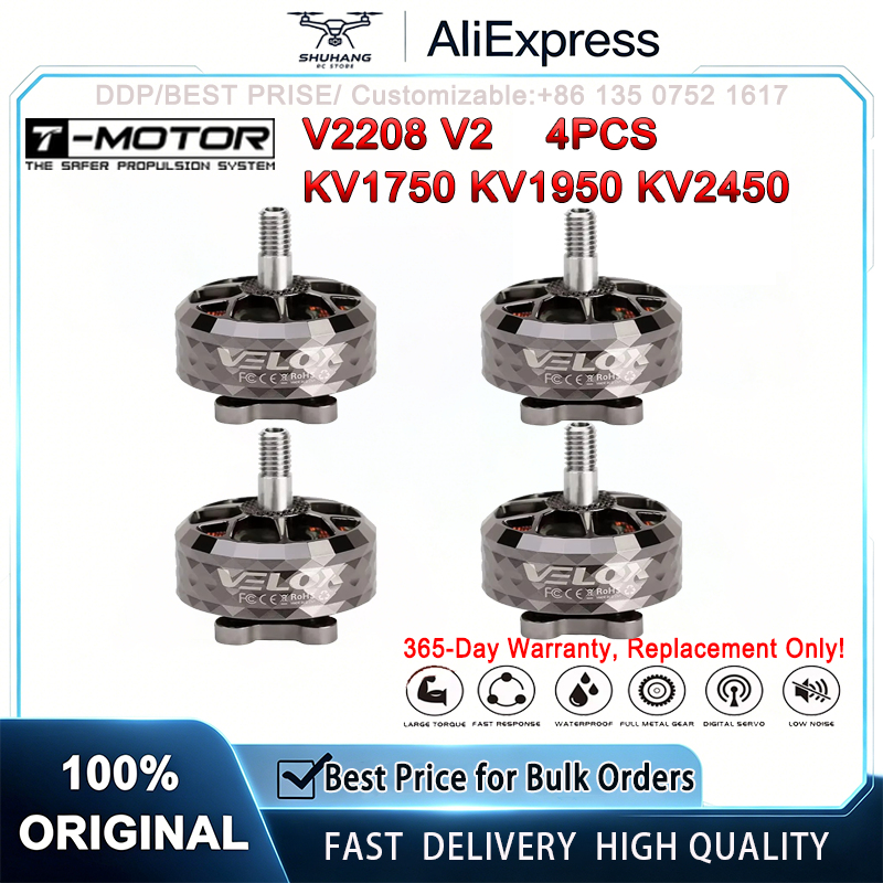 Motor sin escobillas T-motor V - Drone Rc Y Series reseña y precio