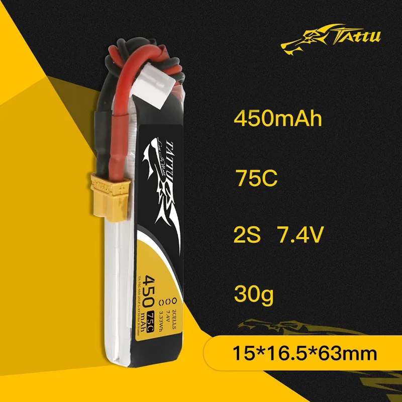 3 uds nuevo TATTU 450/500/550m - Drone Lipo Battery reseña y precio