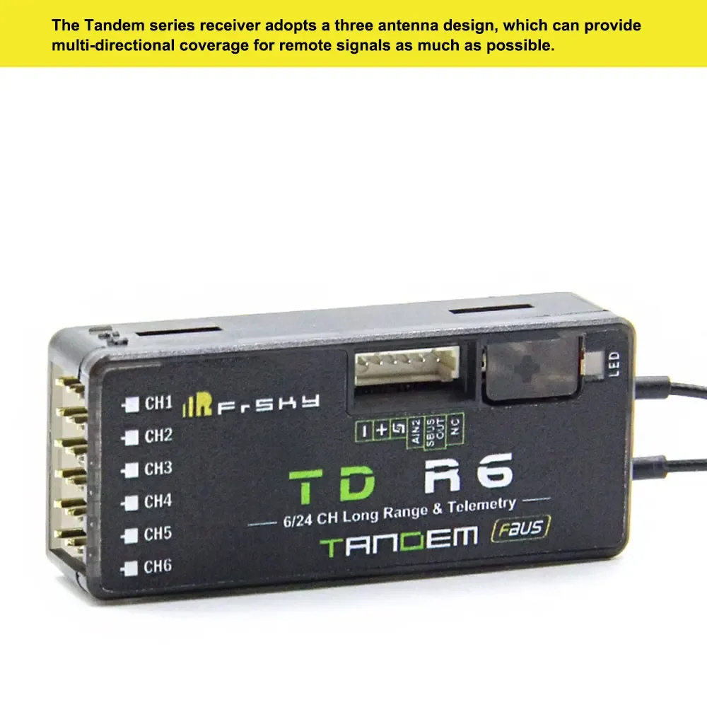 FrSky TD R6 2,4G/900MHz recept - Frsky Receiver Module reseña y precio