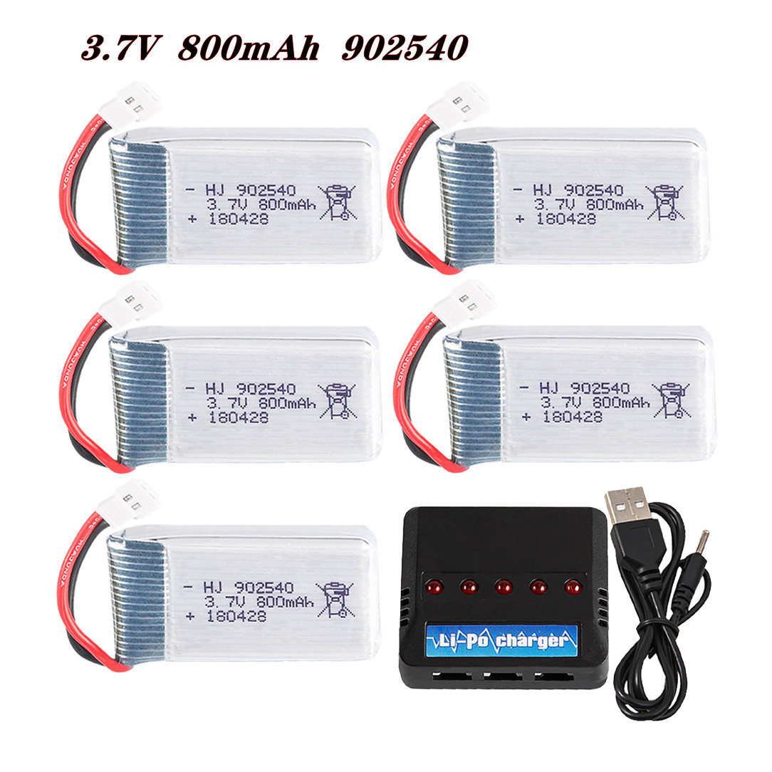 Batería Lipo de 3,7 V, 800mAh, - Drone Lipo Battery reseña y precio